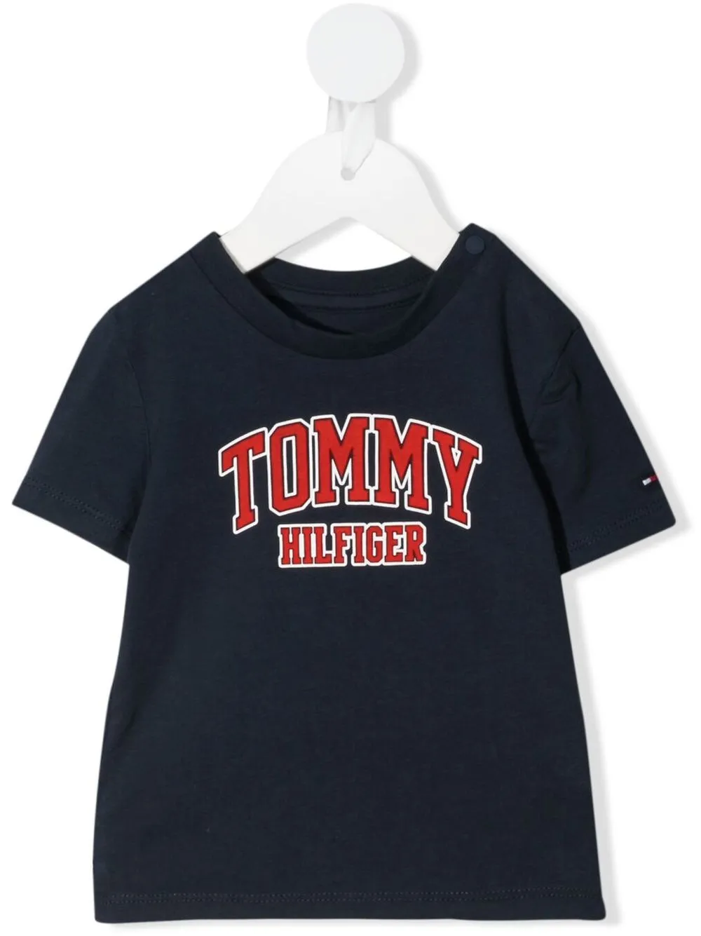 

Tommy Hilfiger Junior playera con logo estampado - Azul