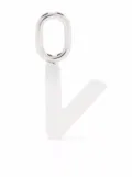 Maria Black Lucid Letter V charm - White