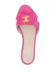 Chanel Pre-Owned CC turn-lock slide sandals