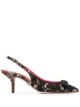 Image 1 of Dolce & Gabbana patchwork slingback pumps
