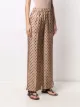 Alberto Biani polka dot press-crease trousers