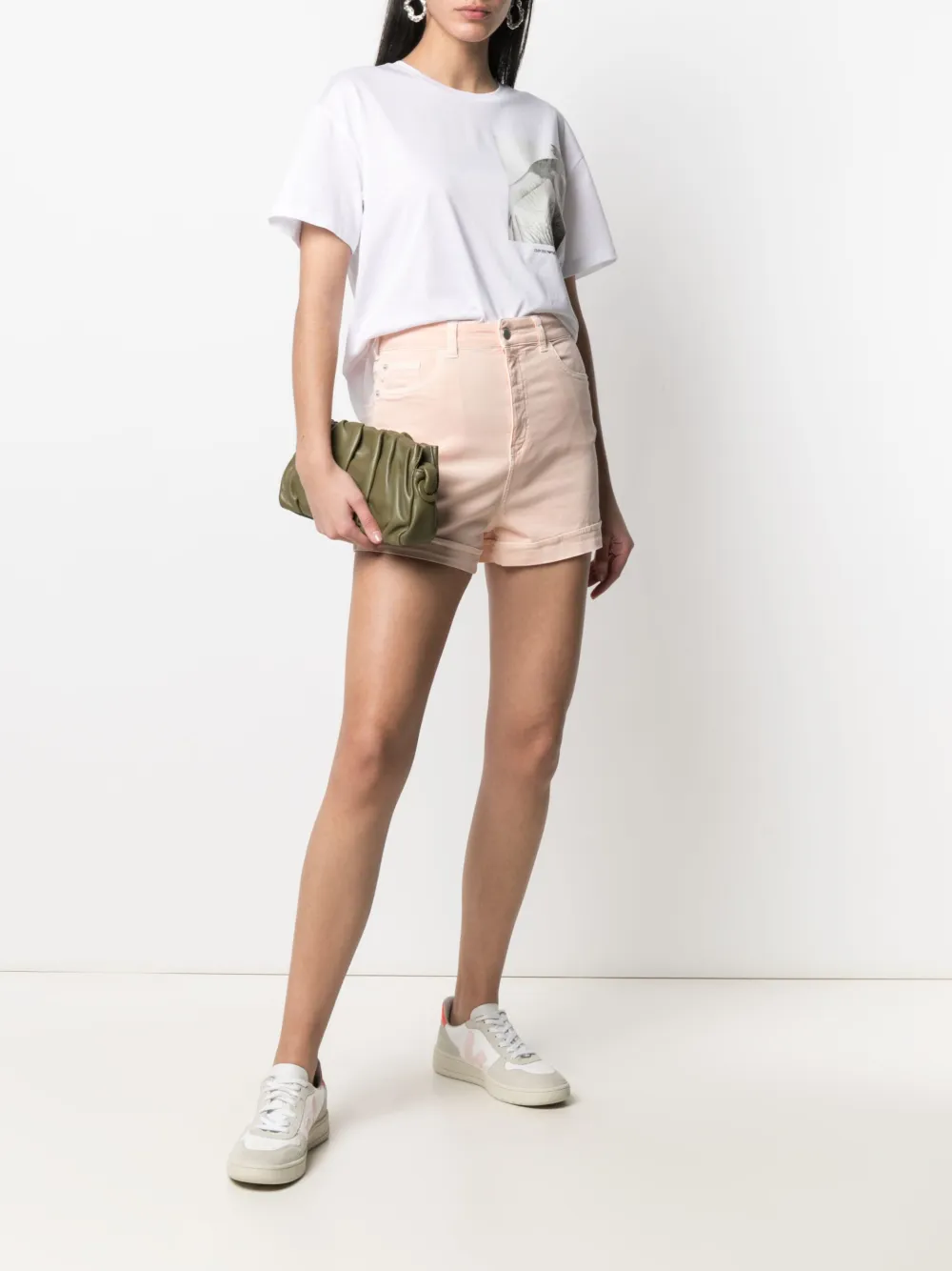 фото Emporio armani футболка с графичным принтом