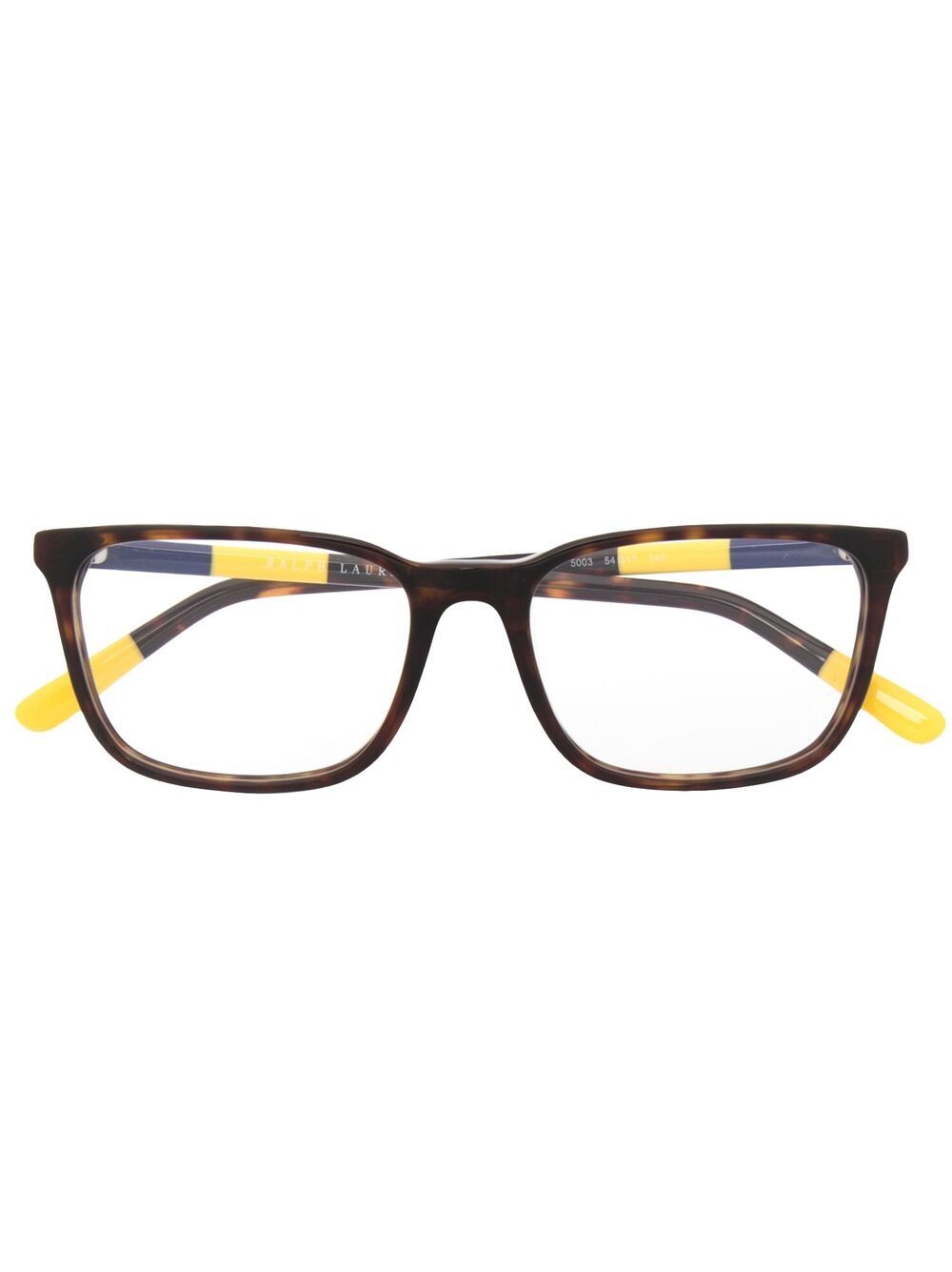 

Polo Ralph Lauren Havana-print glasses - Brown