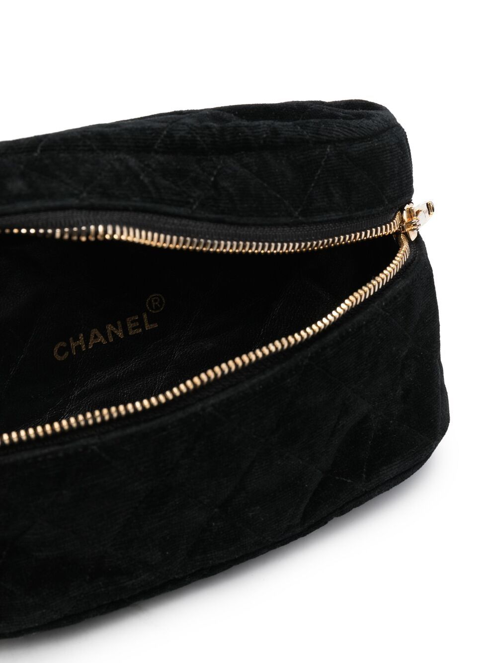 фото Chanel pre-owned стеганая поясная сумка