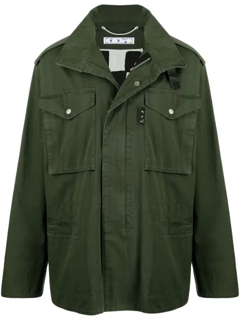 Off-White chamarra con motivo Arrows