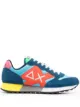 Image 1 of Sun 68 colour-block logo sneakers