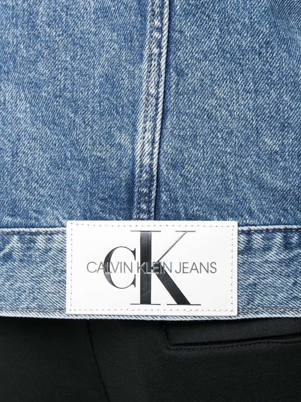 фото Calvin klein jeans джинсовая куртка с нашивкой-логотипом