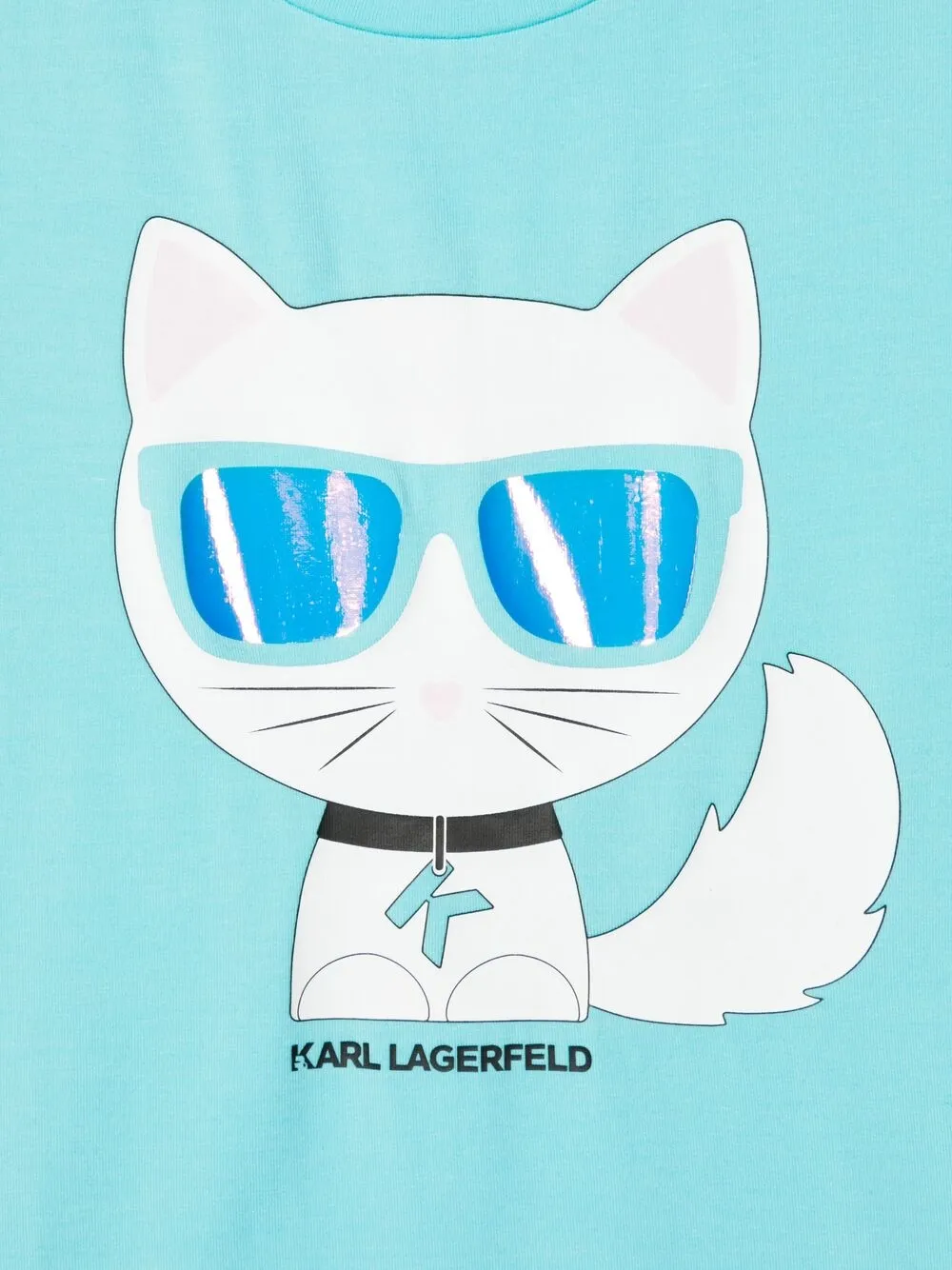 фото Karl lagerfeld kids футболка с принтом choupette