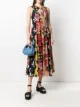 Image 2 of Molly Goddard floral-patchwork dress