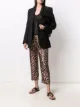 Image 2 of Alberto Biani cropped leopard-print trousers