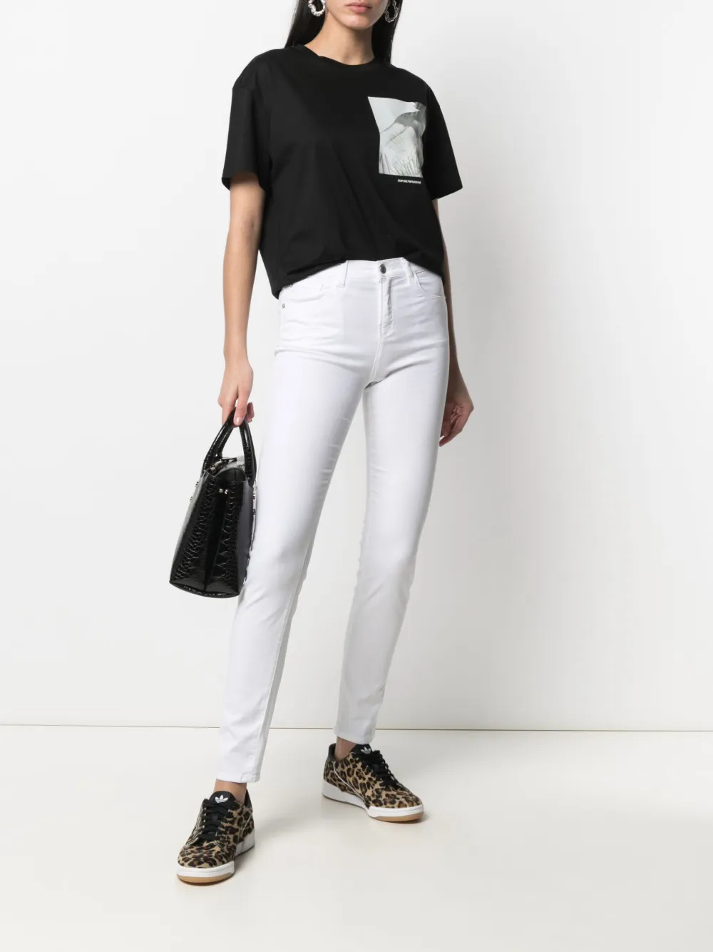 Image 2 of Emporio Armani graphic-print T-shirt