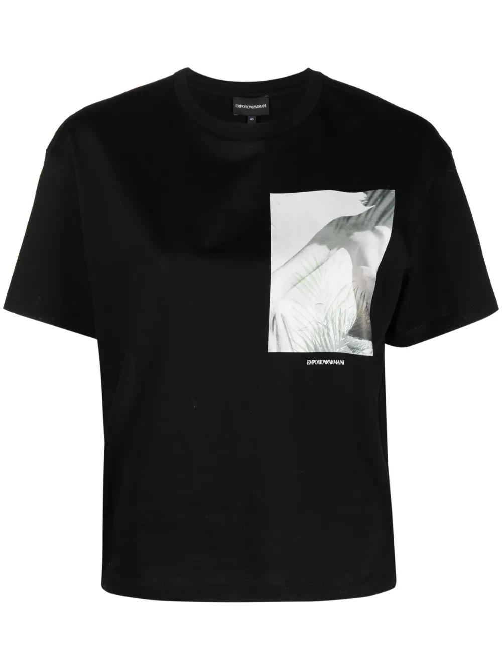 Image 1 of Emporio Armani graphic-print T-shirt