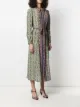 Saloni abstract-print silk shirt dress