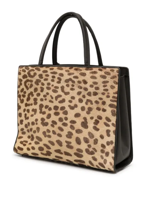 leopard christian dior tote