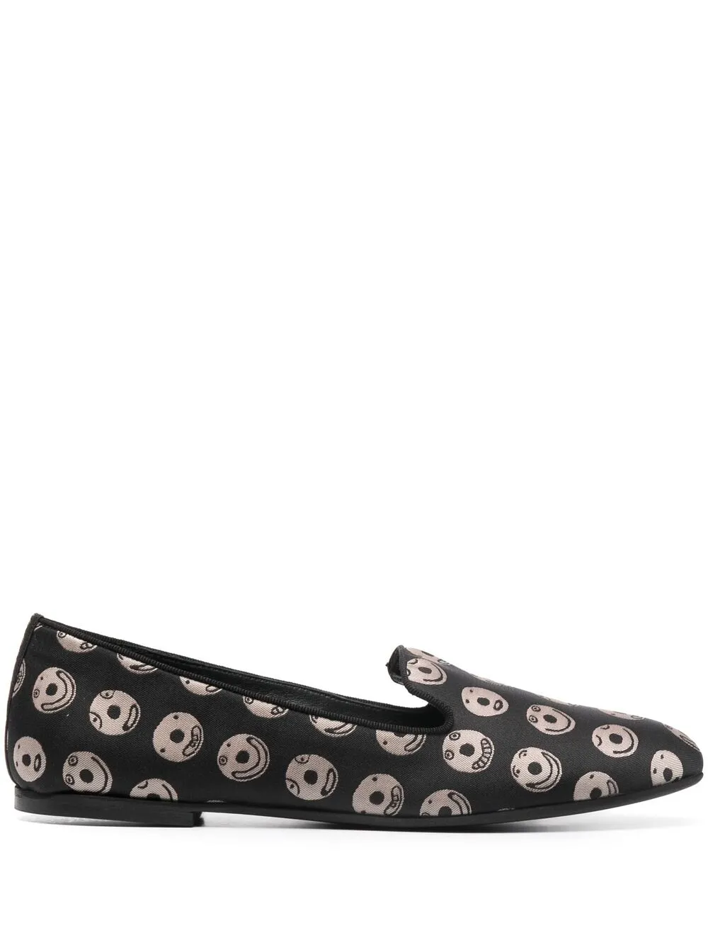 

10 CORSO COMO slippers con motivo de emoticono de 10 CORSO COMO x The Merchant of Florence - Negro