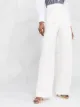 Alberta Ferretti wide-leg linen-blend trousers