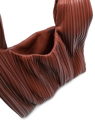 Jen pleated faux-leather bag展示图