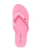 Chiara Ferragni logo-patch flip flops