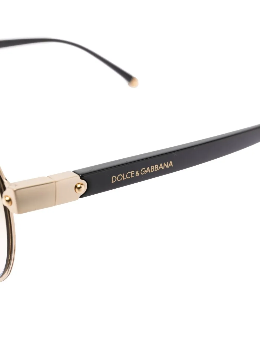 фото Dolce & gabbana eyewear солнцезащитные очки-авиаторы с логотипом