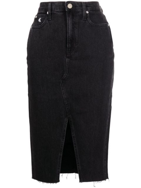 Calvin Klein Jeans high-waisted Denim Skirt - Farfetch