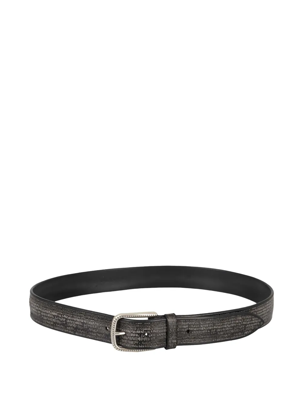 Orciani Leren riem Zwart