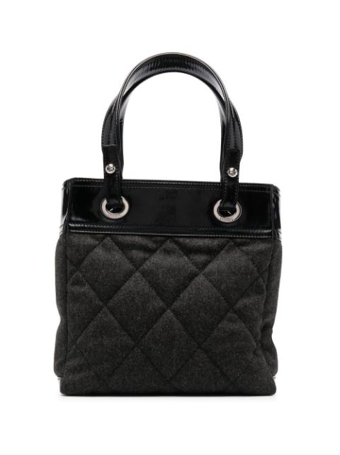 HOT SALE CHANEL 2009-2010 diamond-quilted tote bag Women