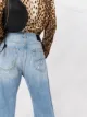 R13 Cropped-Jeans im Distressed-Look