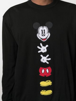 Mickey Mouse 图案嵌花针织毛衣展示图