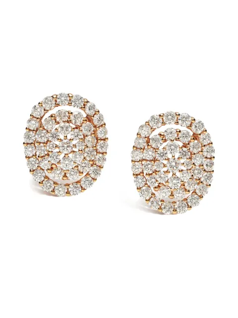 LEO PIZZO aretes Must Have en oro rosa de 18kt con diamantes
