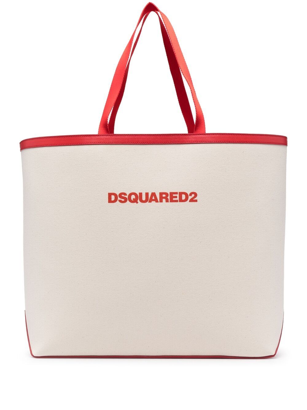 фото Dsquared2 сумка-тоут с нашивкой-логотипом