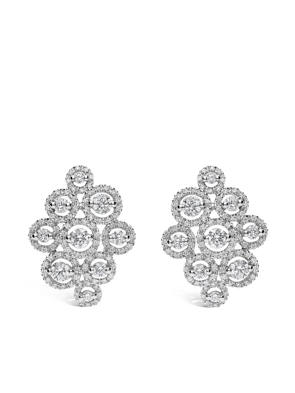 

LEO PIZZO 18kt white gold diamond Crops earrings - Silver