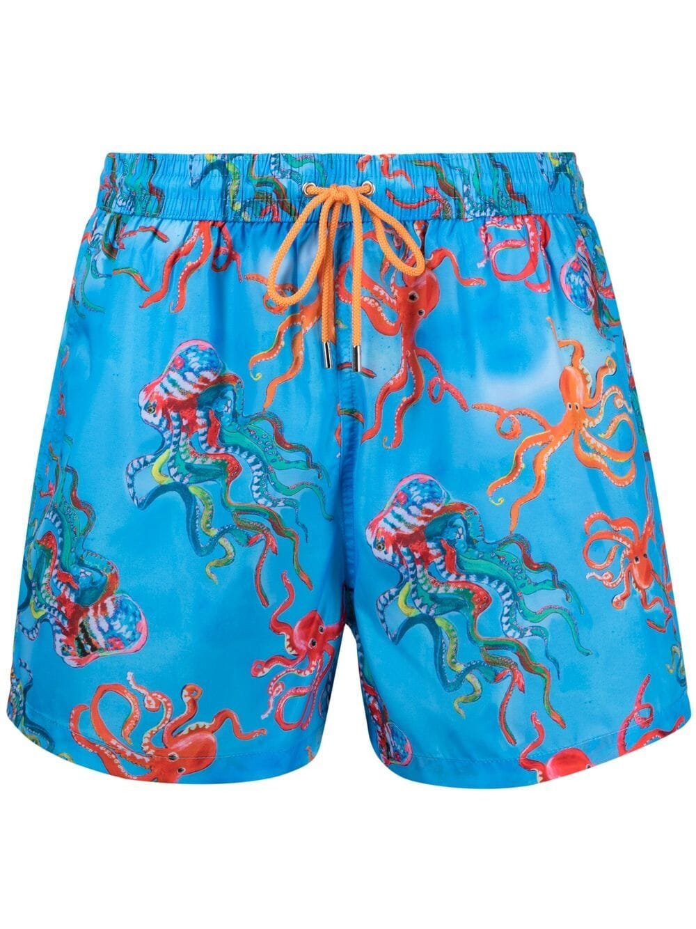 Paul Smith Octopus -print Swim Shorts In Blue