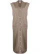 Image 1 of Lemaire buttoned merino-blend dress