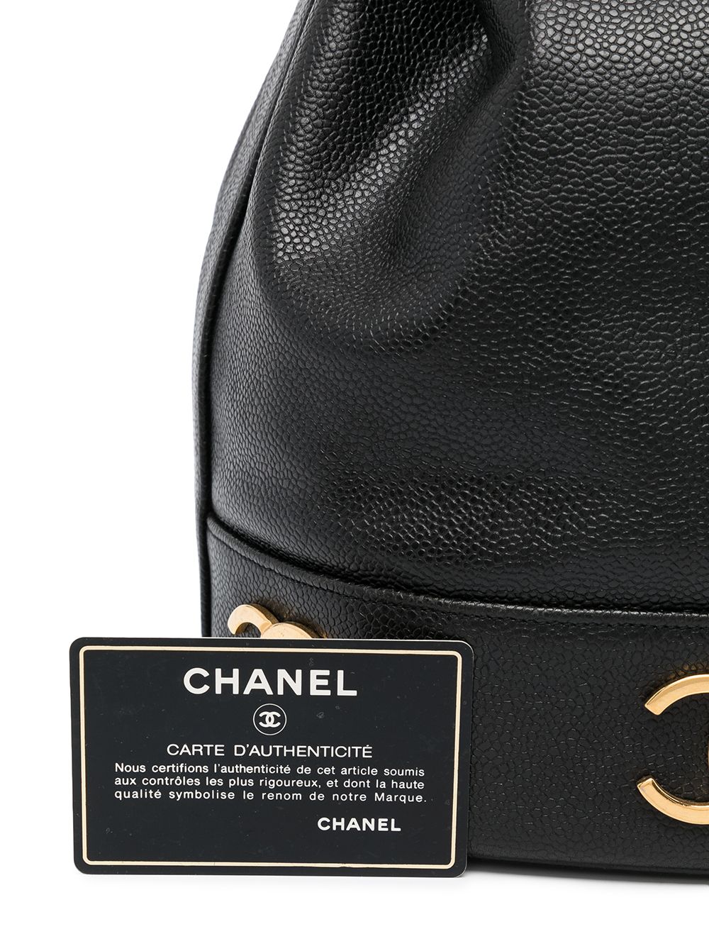 CHANEL 1992 Triple CC bucket bag Women