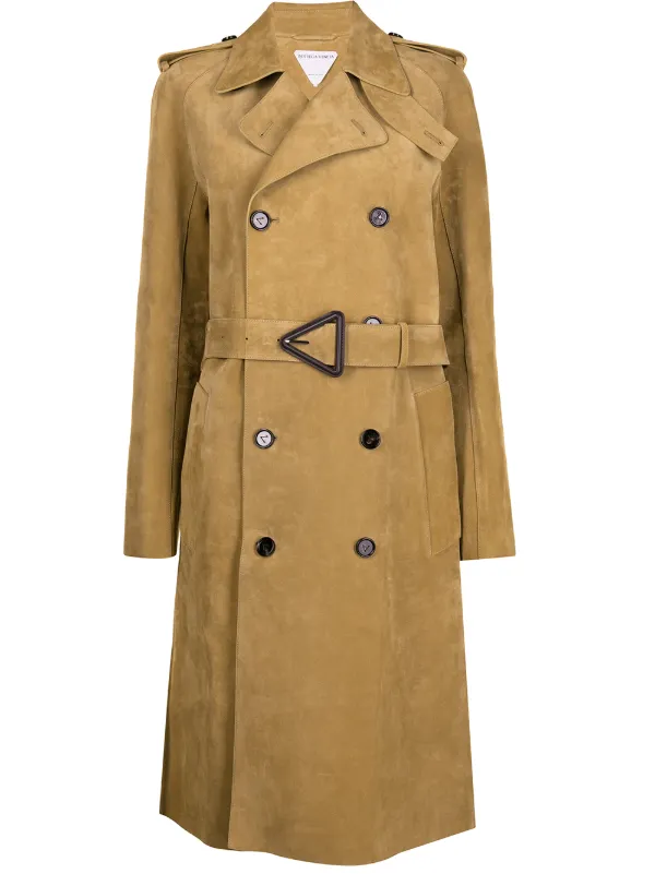 Gabardina de ante Bottega Veneta por 7,400€ - Compra online AW21 -  Devolución gratuita y pago seguro