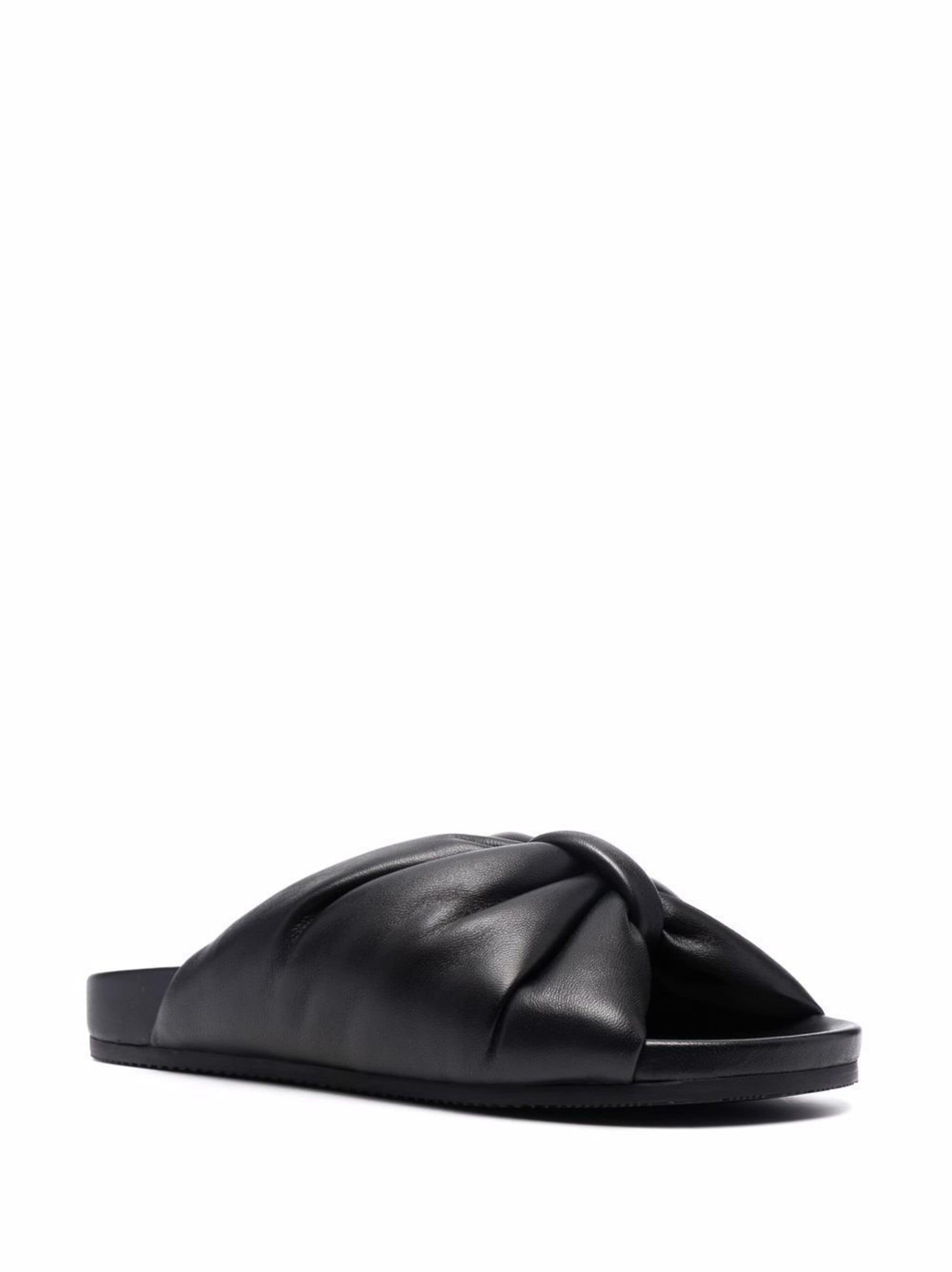 Puffy leather slides | Balenciaga | Eraldo.com