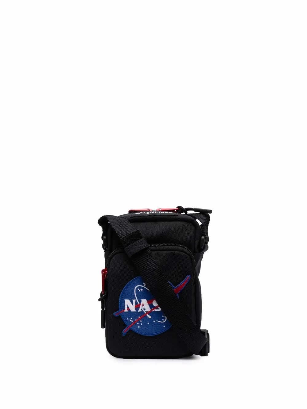 Space phone holder messenger bag