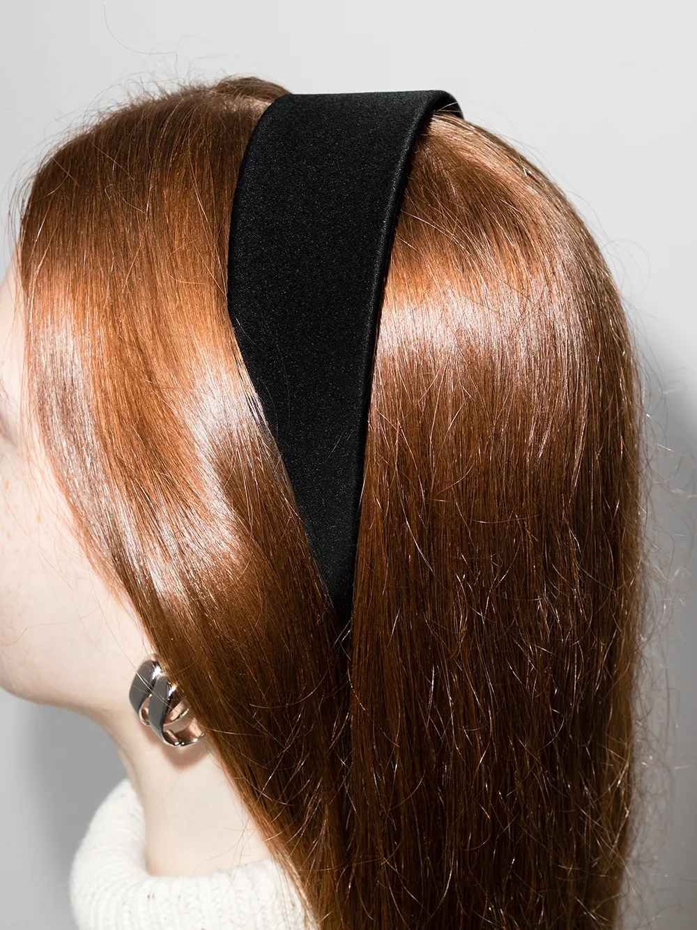 Image 2 of Jennifer Behr Layla satin headband