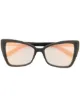 Изображение 1 из Karl Lagerfeld солнцезащитные очки Butterfly в оправе 'кошачий глаз'