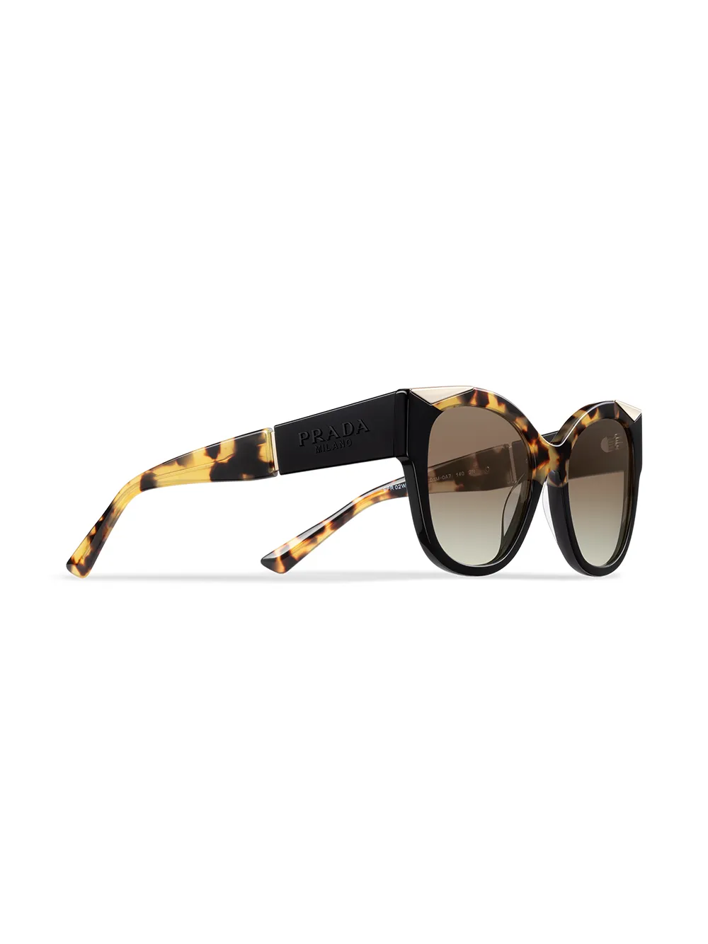 Prada Eyewear Zonnebril met vierkant montuur - Grijs