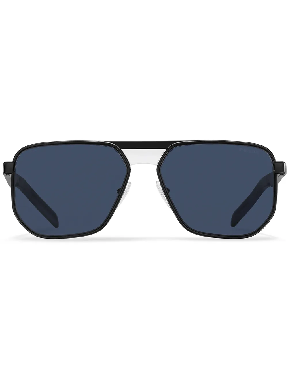 Prada Pilot-frame Tinted Sunglasses In Blue