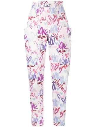 Isabel Marant Enucie graffiti-print 