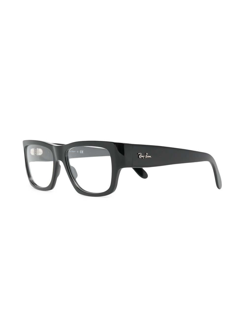 Shop Ray Ban Square-frame Glasses In Black