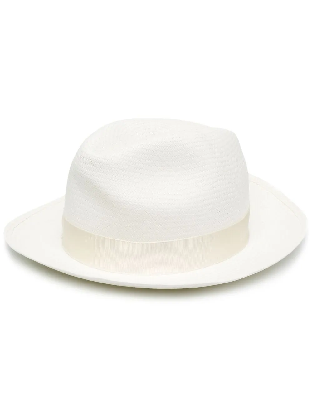 

Borsalino fine-woven Panama hat - White