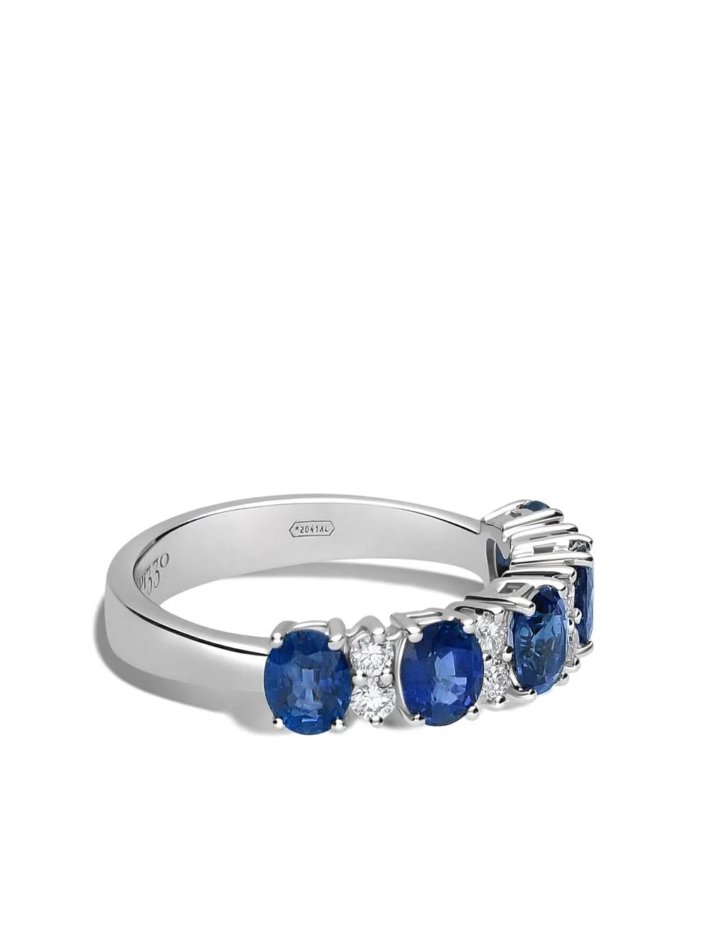 

LEO PIZZO 18kt white gold sapphire Eternity band ring - Silver