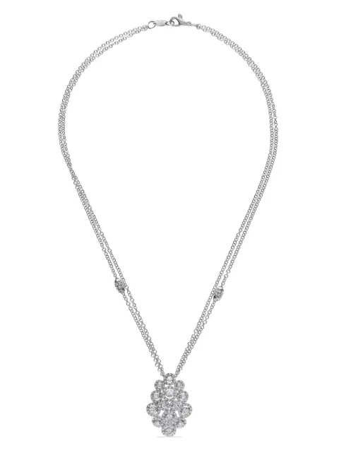 LEO PIZZO 18kt white gold diamond Crops necklace