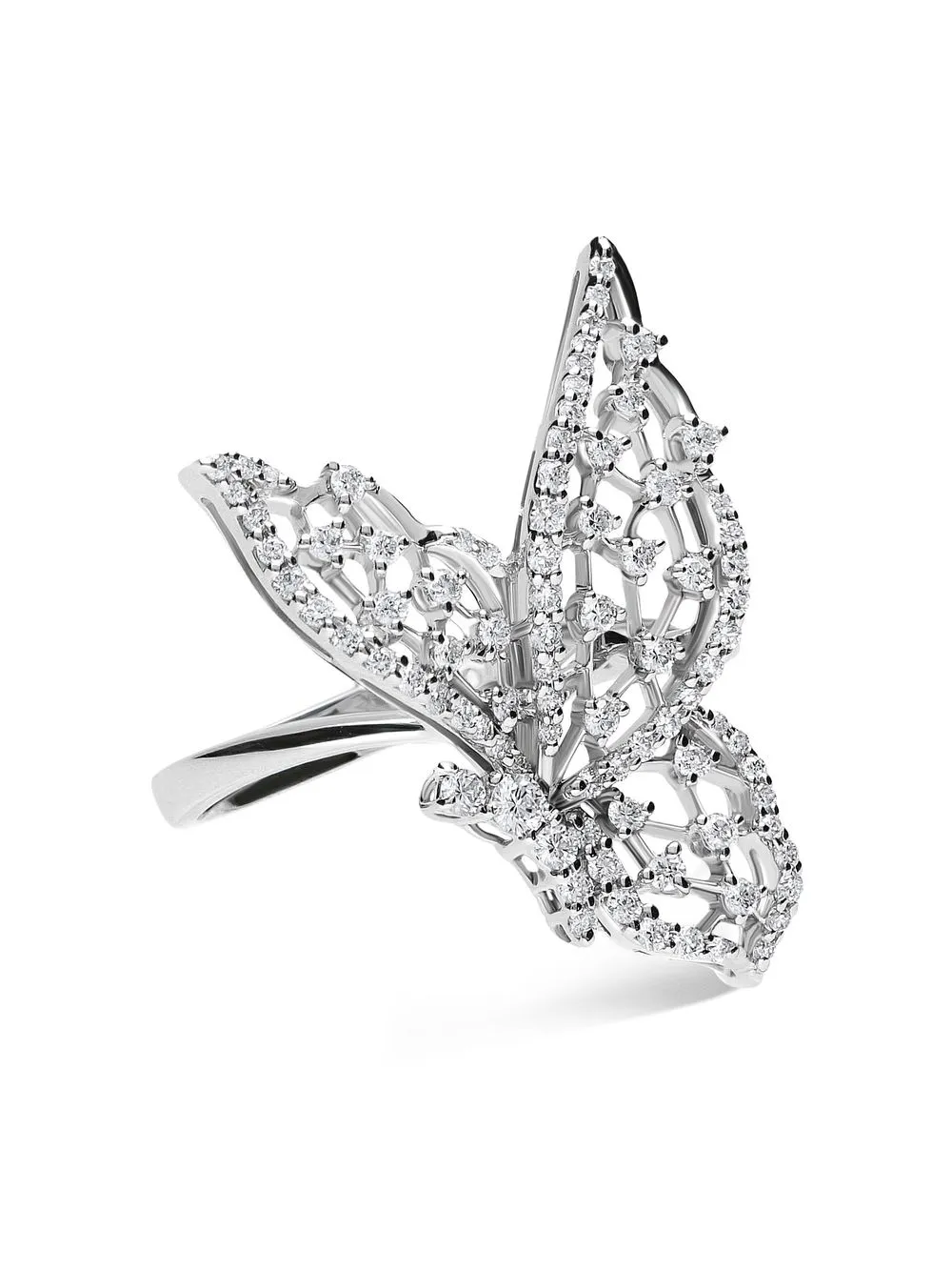 

LEO PIZZO aretes Light Wings en oro blanco de 18kt - Plateado