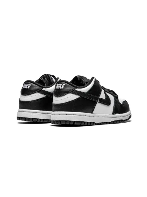 nike dunk low infant black and white
