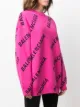 Balenciaga logo-embroidered jumper