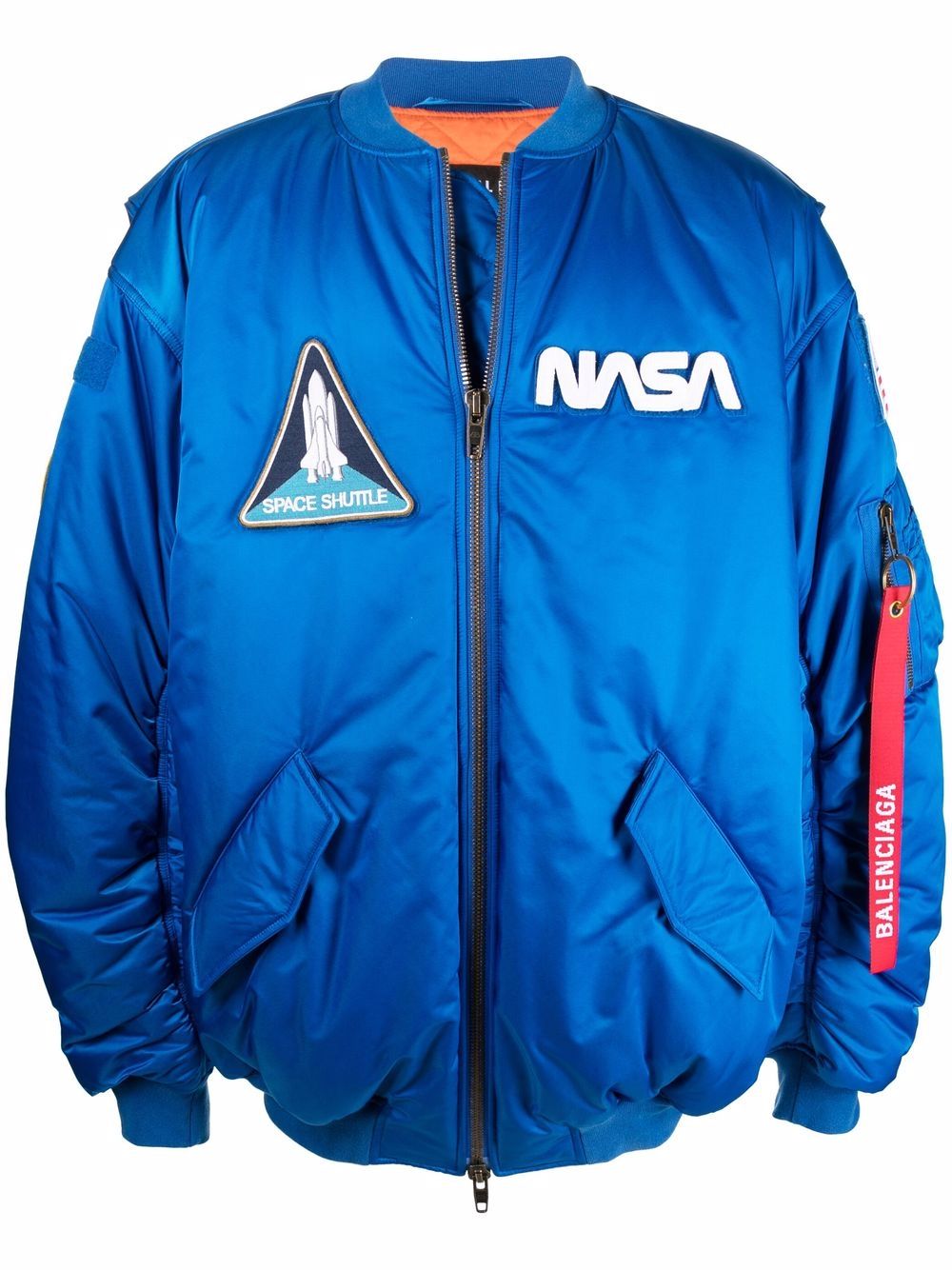 Balenciaga multi-patch NASA Bomber Jacket - Farfetch